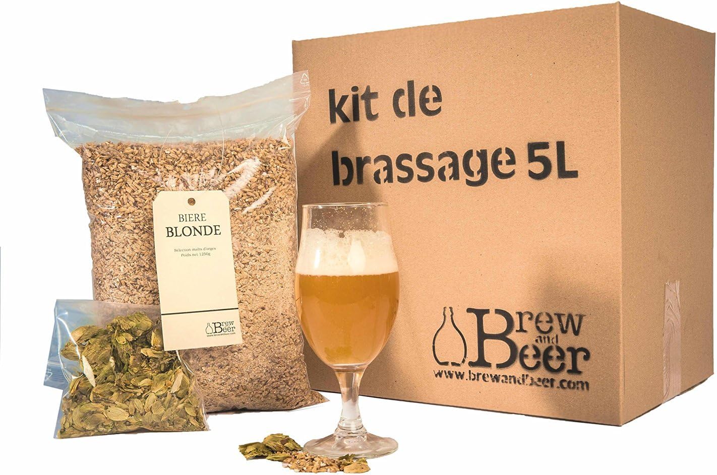 Brewandbeer Beer Making Kit Blonde 5L