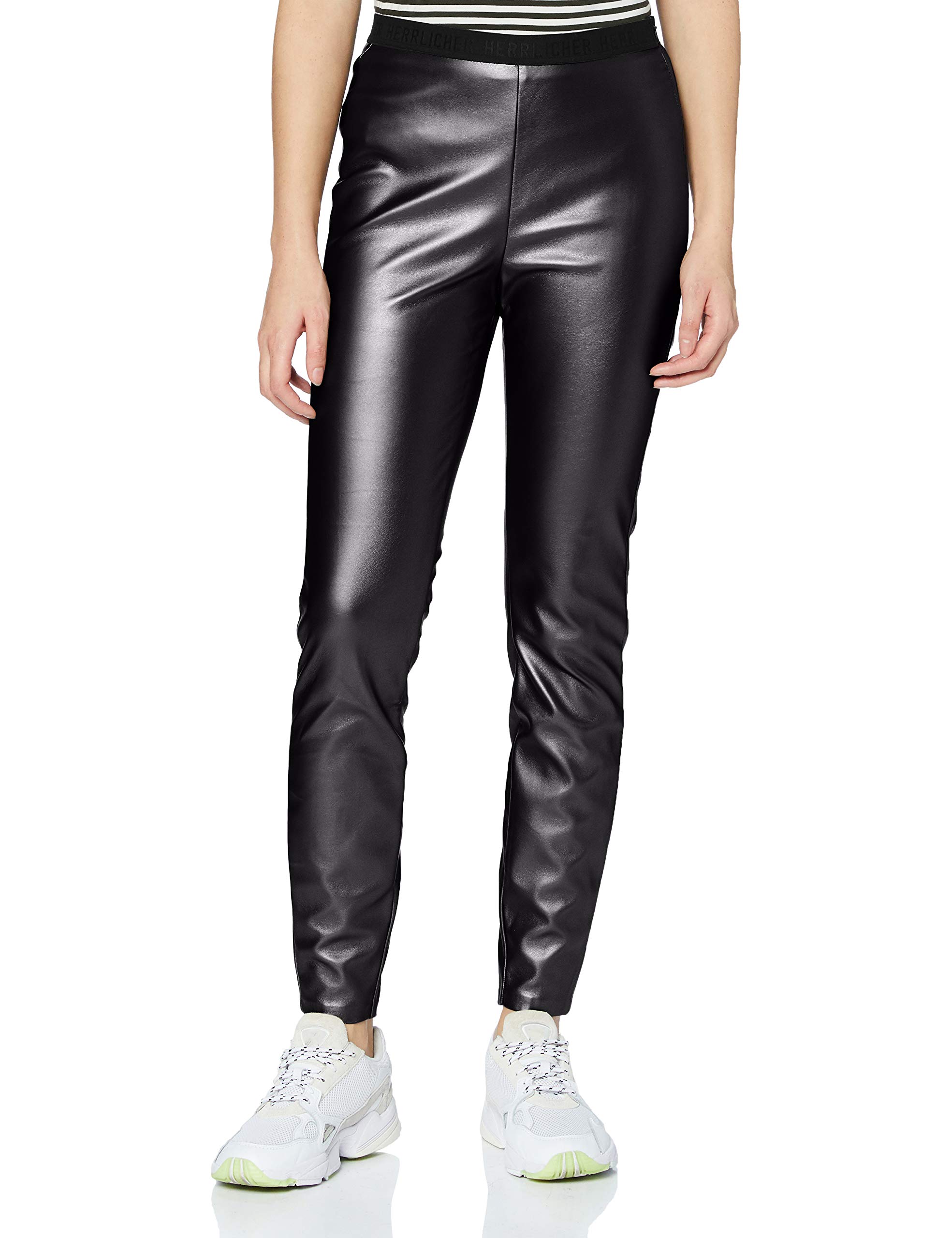 Herrlicher Ritana Fake Leather - Spodnie Kobiety