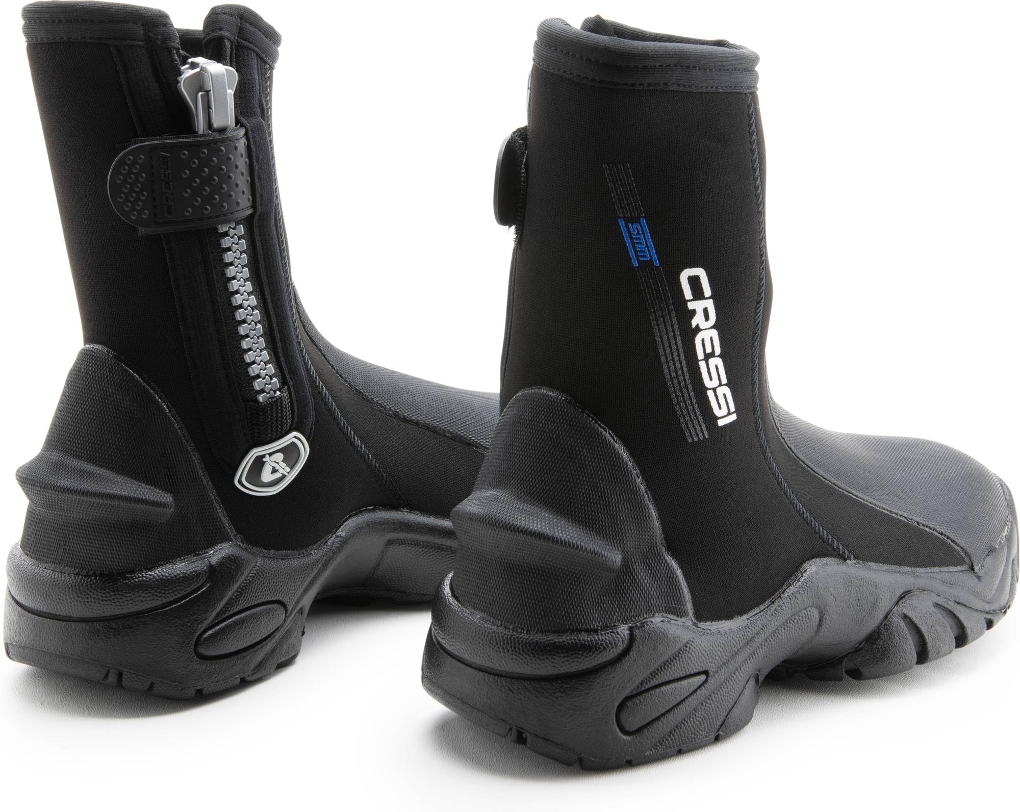 Cressi Korsor Sole Boots Botines de Buceo en Neopreno de 5mm con Suela rígida, Unisex-Adulto