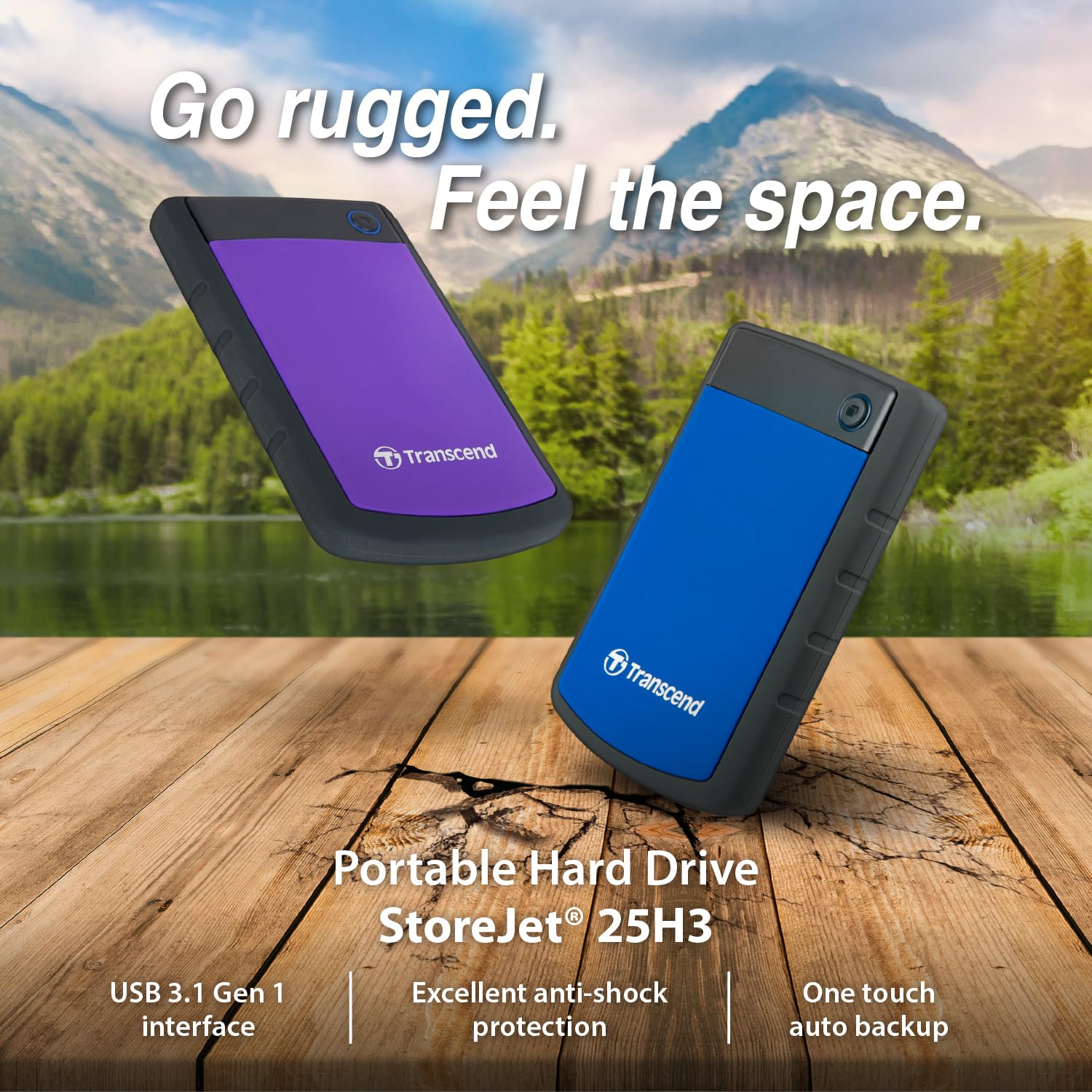 Transcend 2TB Portable HDD - Purple -2