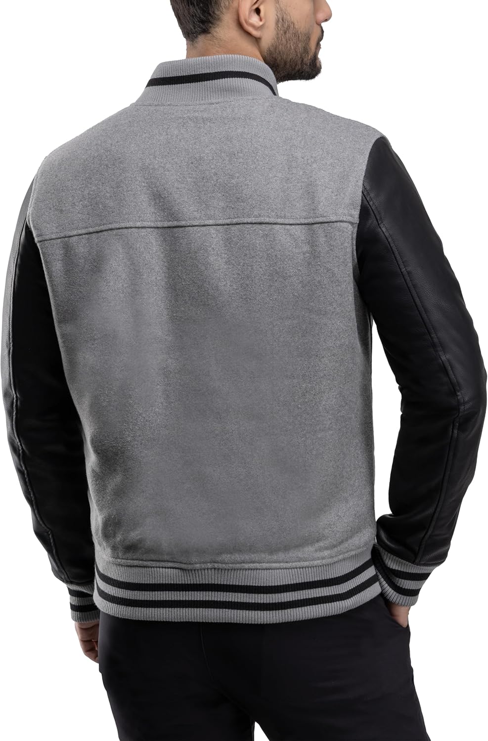 X RAY Mens Varsity Jacket, Letterman Baseball Bomber Casual Jackets for men - Image 4