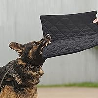 MABOZOO Indestructible Chew Proof Dog Bed Crate Pad for Aggressive Chewers - Machine Washable Quilted Mat, Durable for Medium Dogs 22x35 in Black