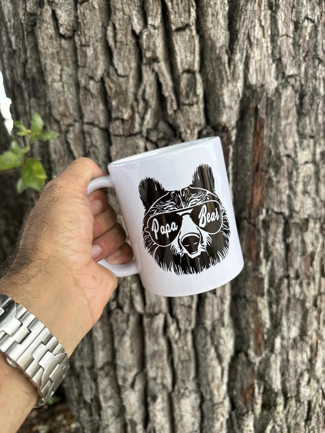 Ink Trendz Papa Bear Coffee Mug Fathers Day Mug for Dad, Dad Coffee Mug Ceramic Coffee Mug for Men Father's Day - Image 4