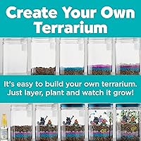 Vista 6 de Creativity for Kids Grow 'N Glow Terrarium Kit - Educational Science Kits Holiday Stocking Stuffers for Kids Gifts for Boys and Girls Craft and
