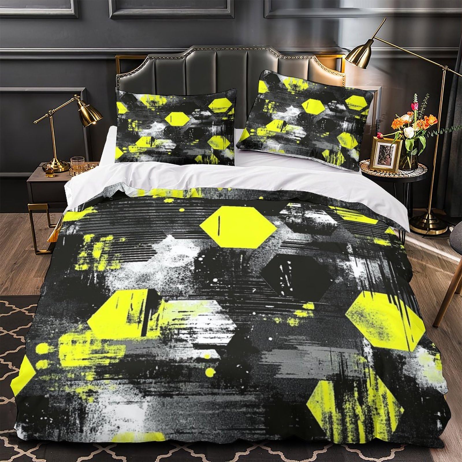 Housse de couette anti-tache en microfibre pour un entretien sans effort