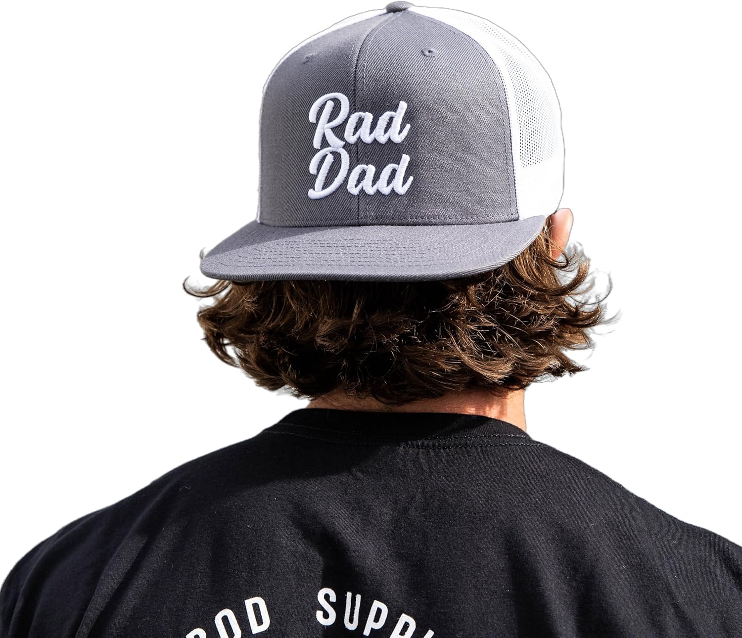 Rad Dad Snapback Hat - Baseball Cap for Fathers - Trucker Hat