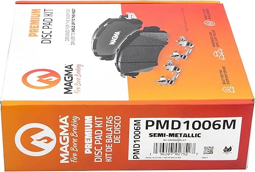Miniatura 5 de MAGMA Premium PMD1006M Pastillas de freno semimetálicas para la parte trasera