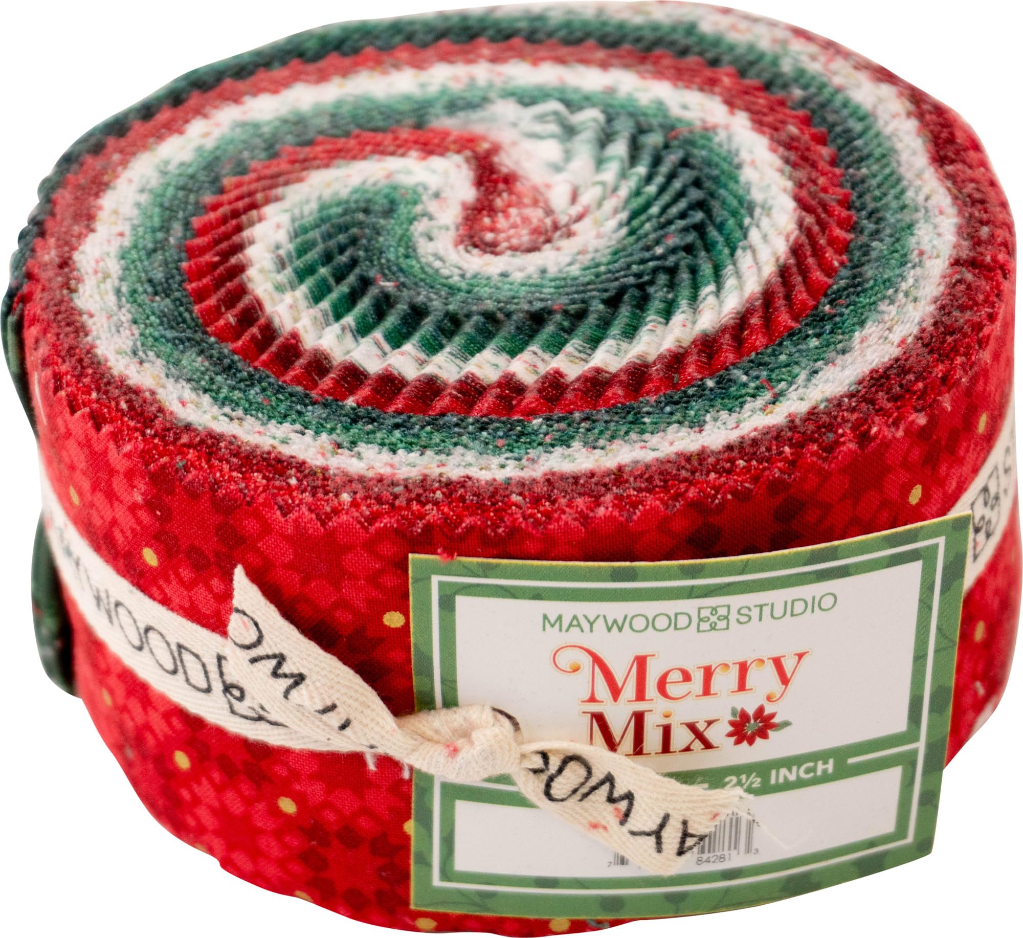 Merry Mix Strips 40 2.5-inch Strips Jelly Roll Maywood Studio