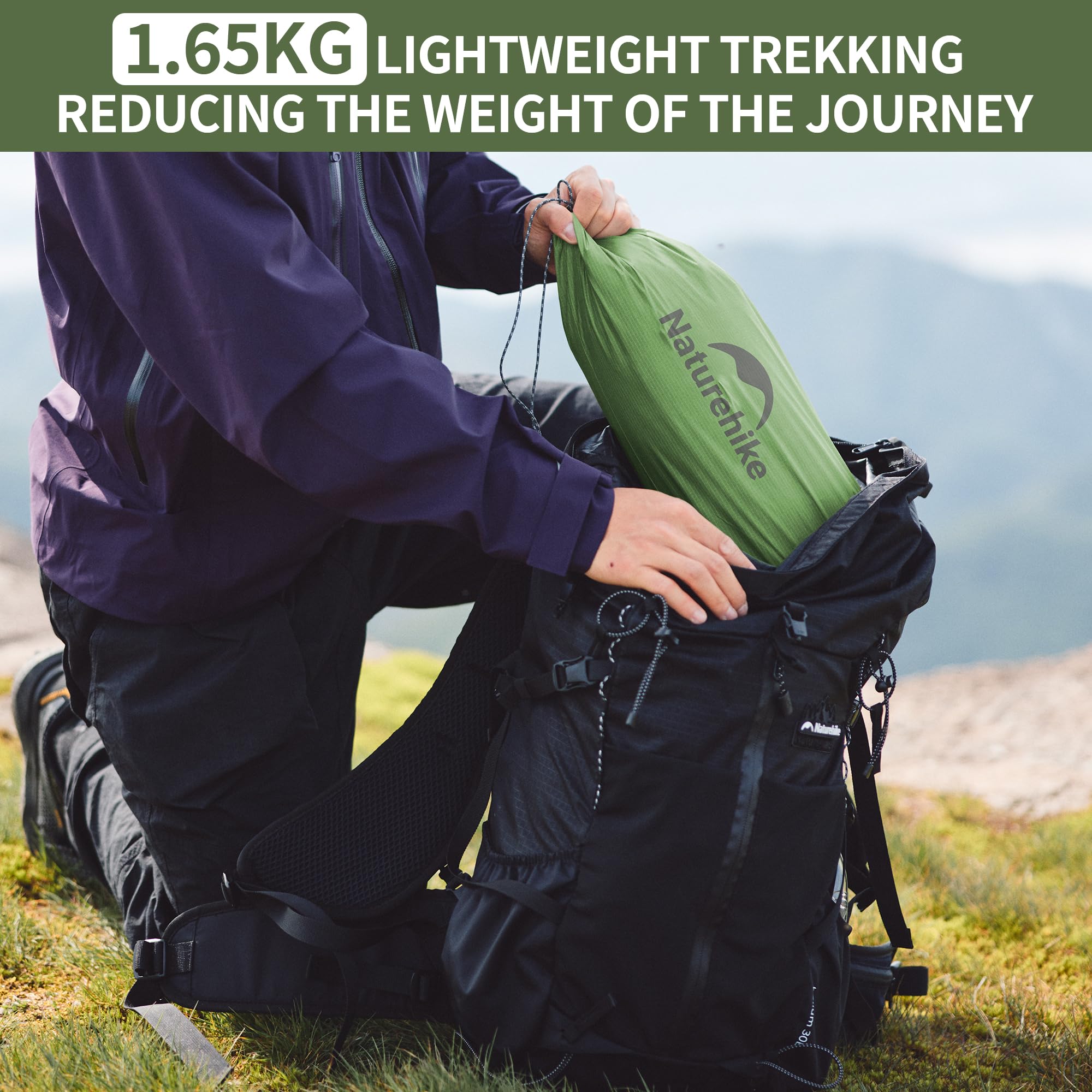 Naturehike Cloud Up Pro 2 Person Tenda da Campeggio Leggera Antivento Impermeabile a Cupola
