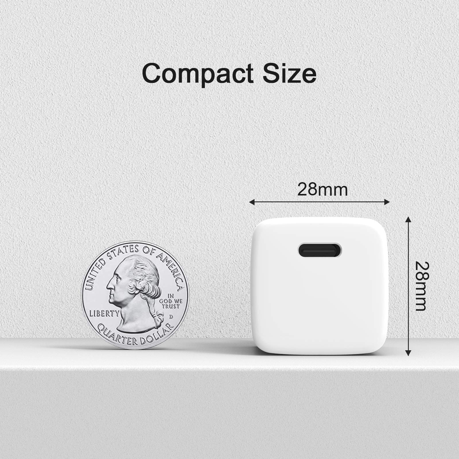 Mackertop USB C Charger Block, 2-Pack 20W PD USB Wall Charger Fast Charging Block for iPhone 13/13 Pro/12 Pro Max/11, iPad Pro, Galaxy, Pixel, Switch, AirPods and other Type C Android Devices