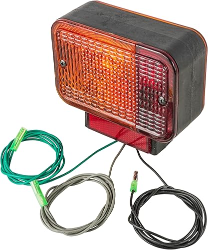 Caltric Luz trasera lateral izquierda compatible con John Deere 2305  2320  2520  2720  3120  3203  3320  3520  3720  4105  4200  4300  4444 32 ES