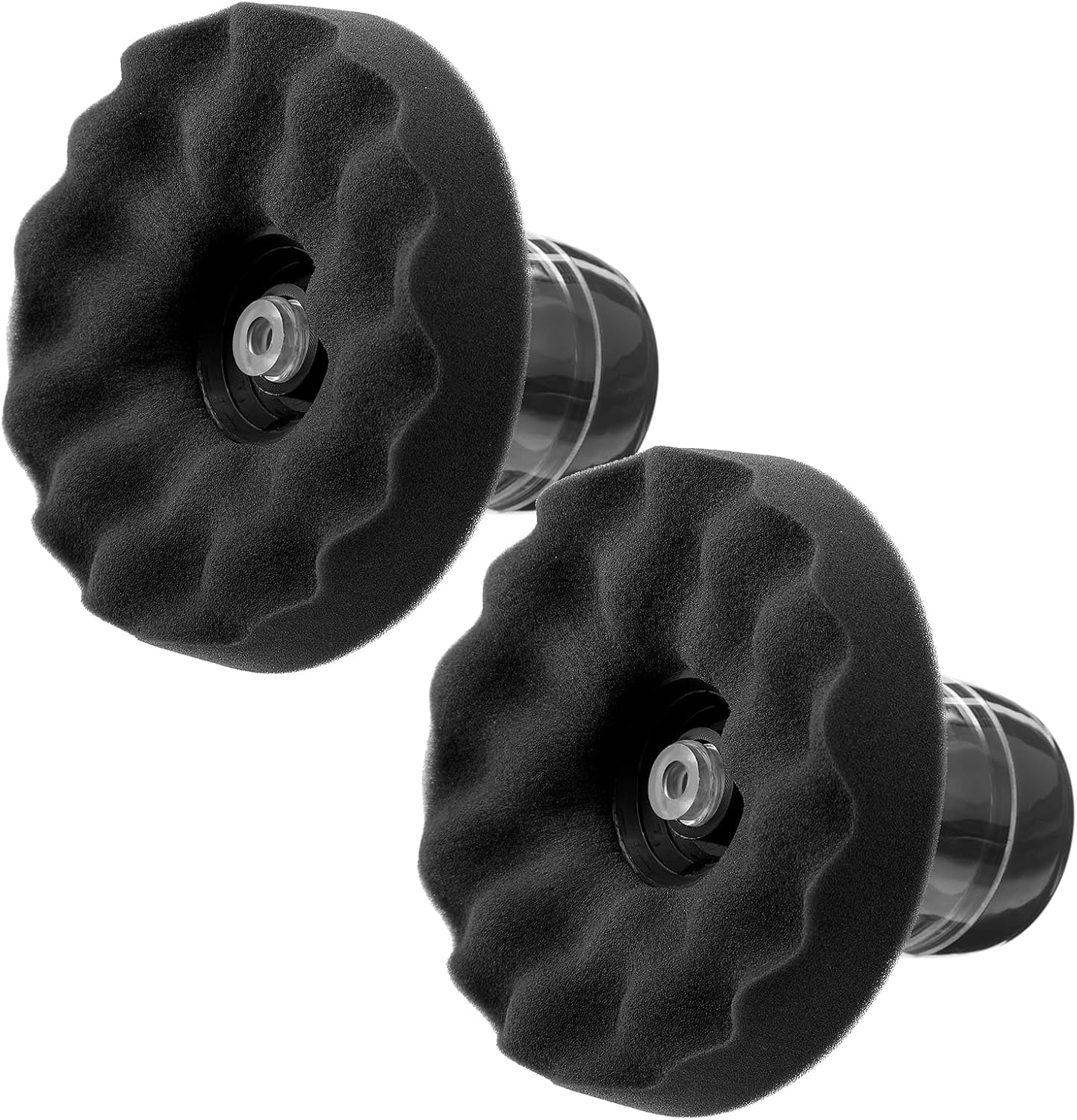 2 Pack Large Tire Shine Applicator Reusable, Tire Dressing Cleaner Applicator Works with Shine and Gels, Professional Car Detailing Foam Sponge Tool Car Cleaning Supplies