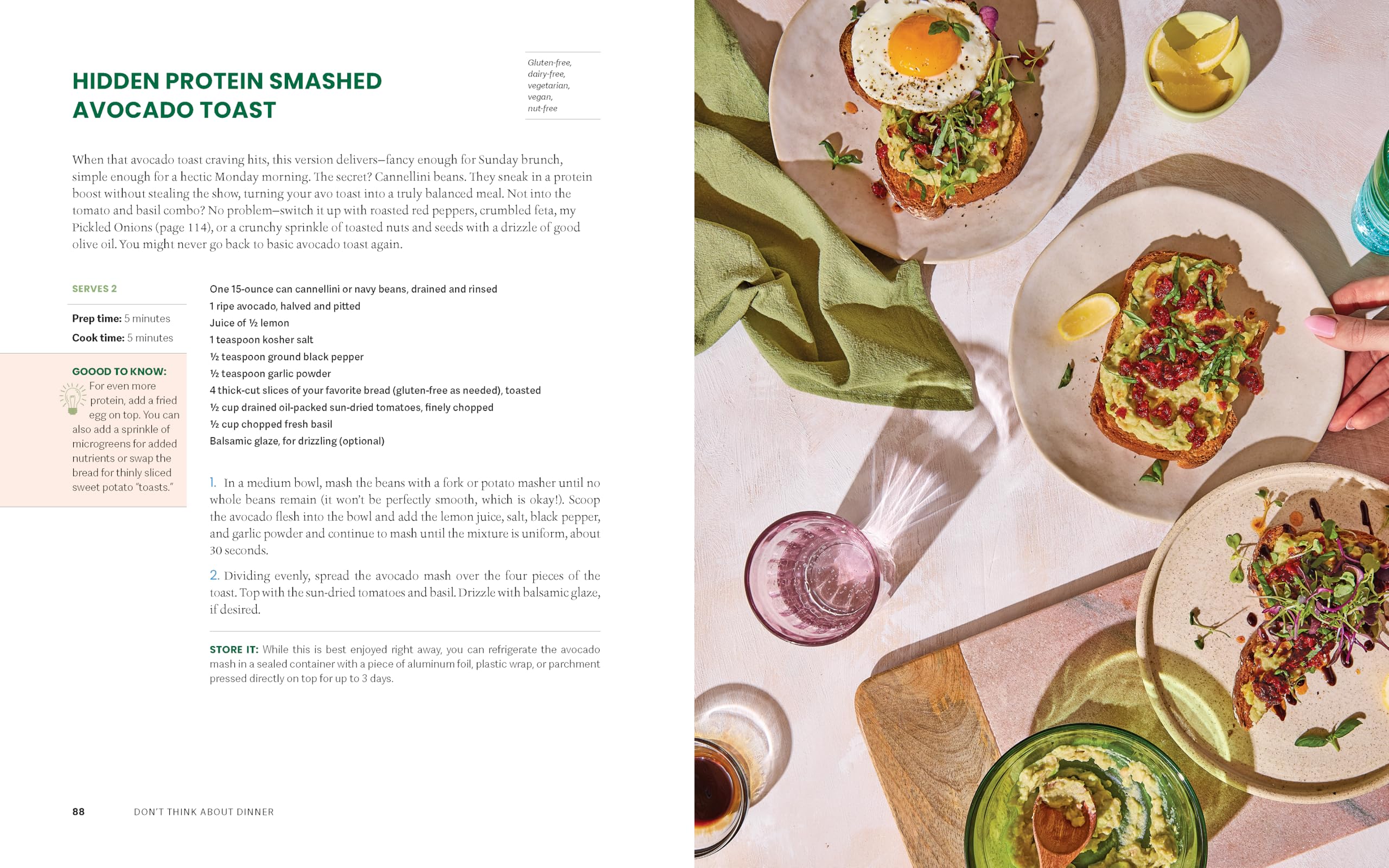 Don’t Think About Dinner: Save Time and Money with 125+ Easy, Nourishing, Delicious Recipes for Every Meal – A New York Times Bestselling Cookbook and Meal Planning Handbook