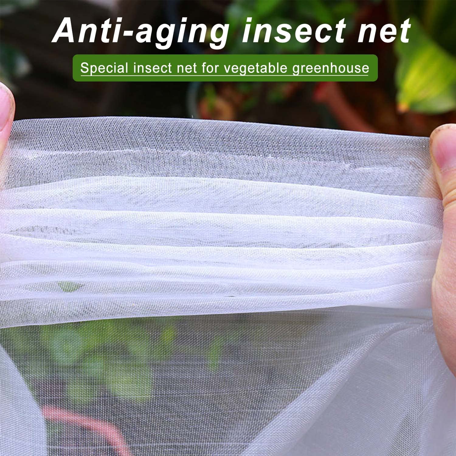Rete Anti Insetti, 3 x 6 M Rete Protettiva, Rete Protettiva per Piante, Rete Protettiva Orto, Rete di Insetti per Verdure Adatto per Proteggere Frutta Verdura Piante(Bianco)