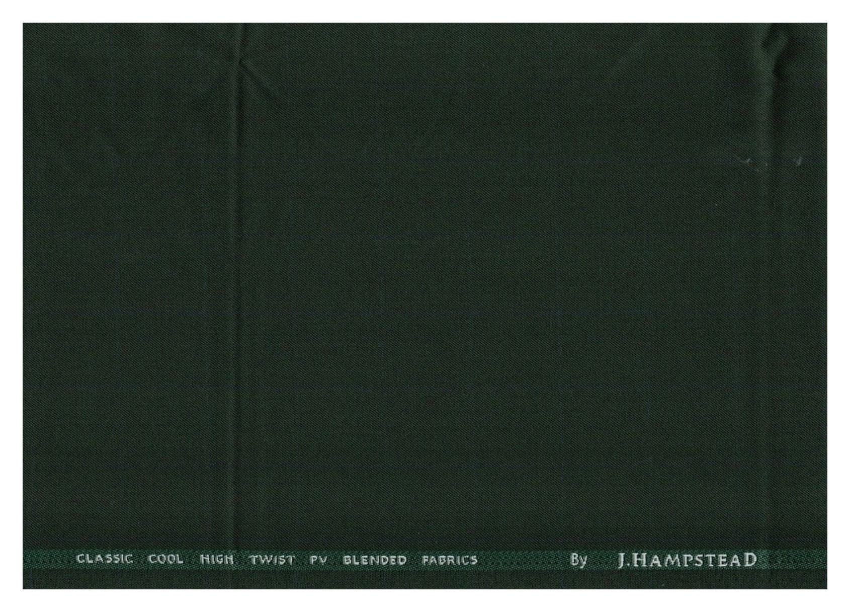 J.hampsteadTerron Rayon Green Unstitched Trouser Fabric -1.25 metres - VV8219