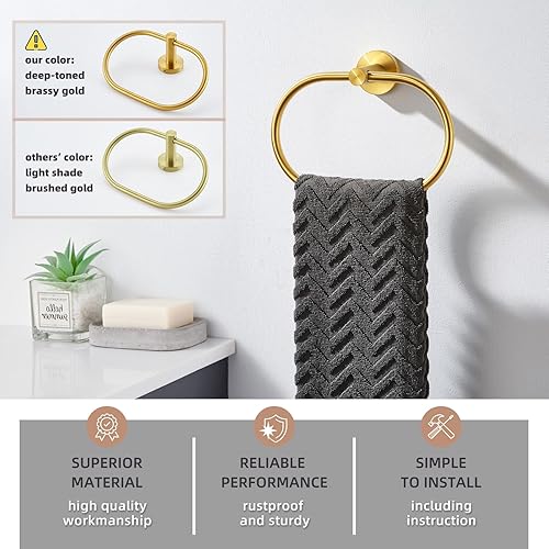 Miniatura 4 de Angle Simple SUS 304 - Toallero moderno de acero inoxidable para baño, toallero de mano montado en la pared