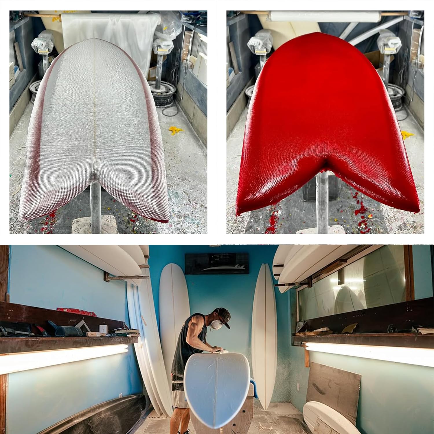 Fiberglass Cloth,3 Yard Fiberglass Fabric 6oz E-Glass Plain Weave Repair Cloth for Surfboard,Boat,RC Plane,Pool,Repair Work(39.3 x 108'')