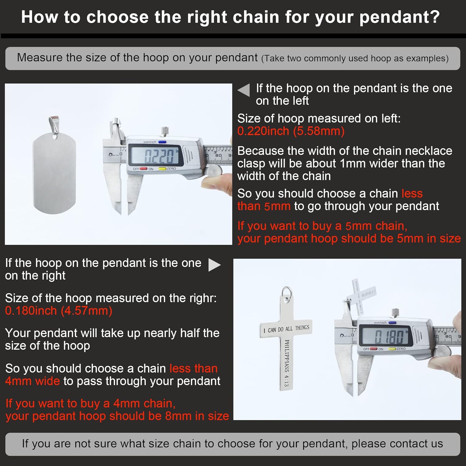 Sunique Square Rolo Chain Necklace 2mm 5mm Stainless Steel Round Box Necklace for Men Women Jewelry - Image 9