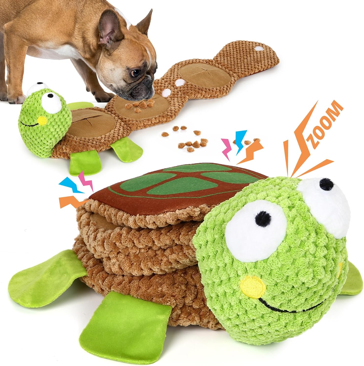 IOKHEIRA Dog Toys, Interactive Dog Toys, Squeaky Dog Toy, Snuffle Toys
