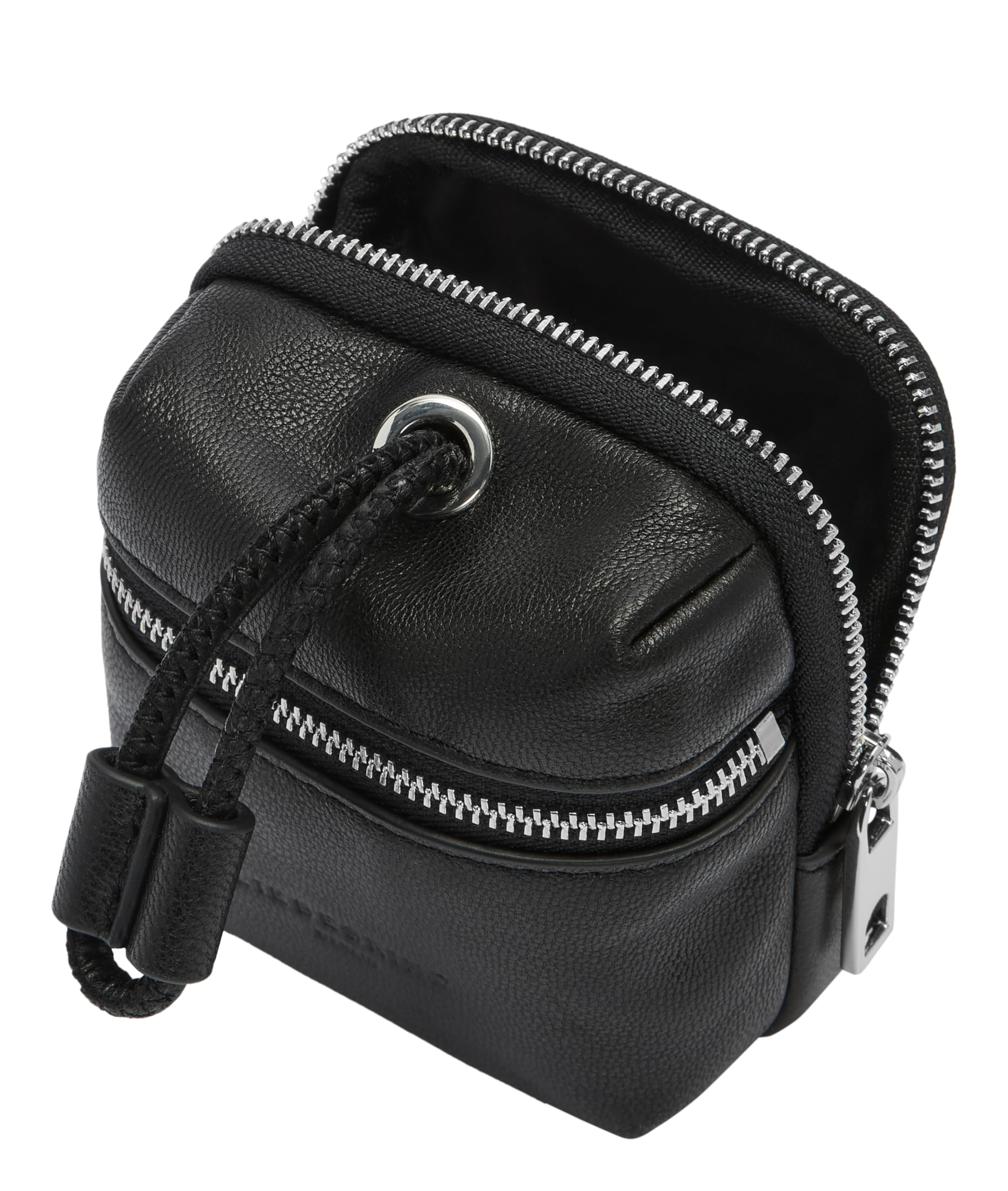 Liebeskind Berlin Keyring Pouch Small ACC Goat Leather black, czarny