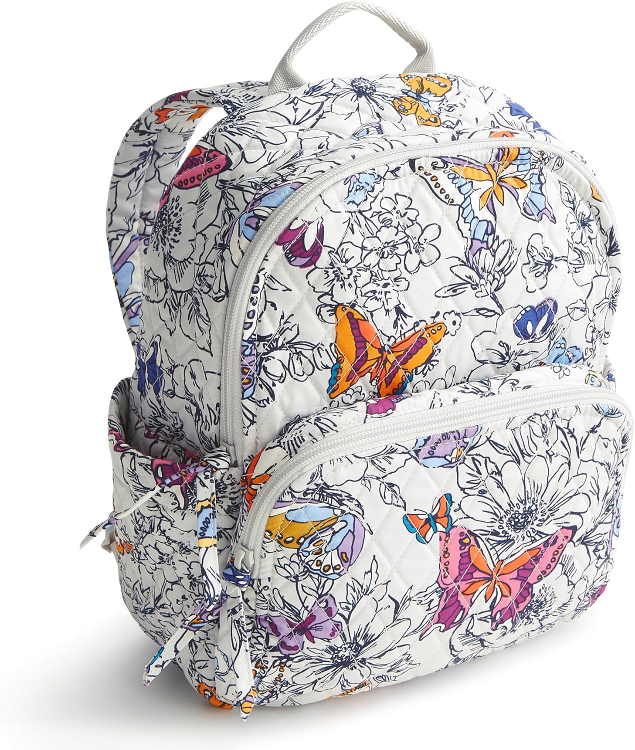 Vera Bradley Women's Premium Cotton Small Banbury Backpack, Garden Paisley, One Size