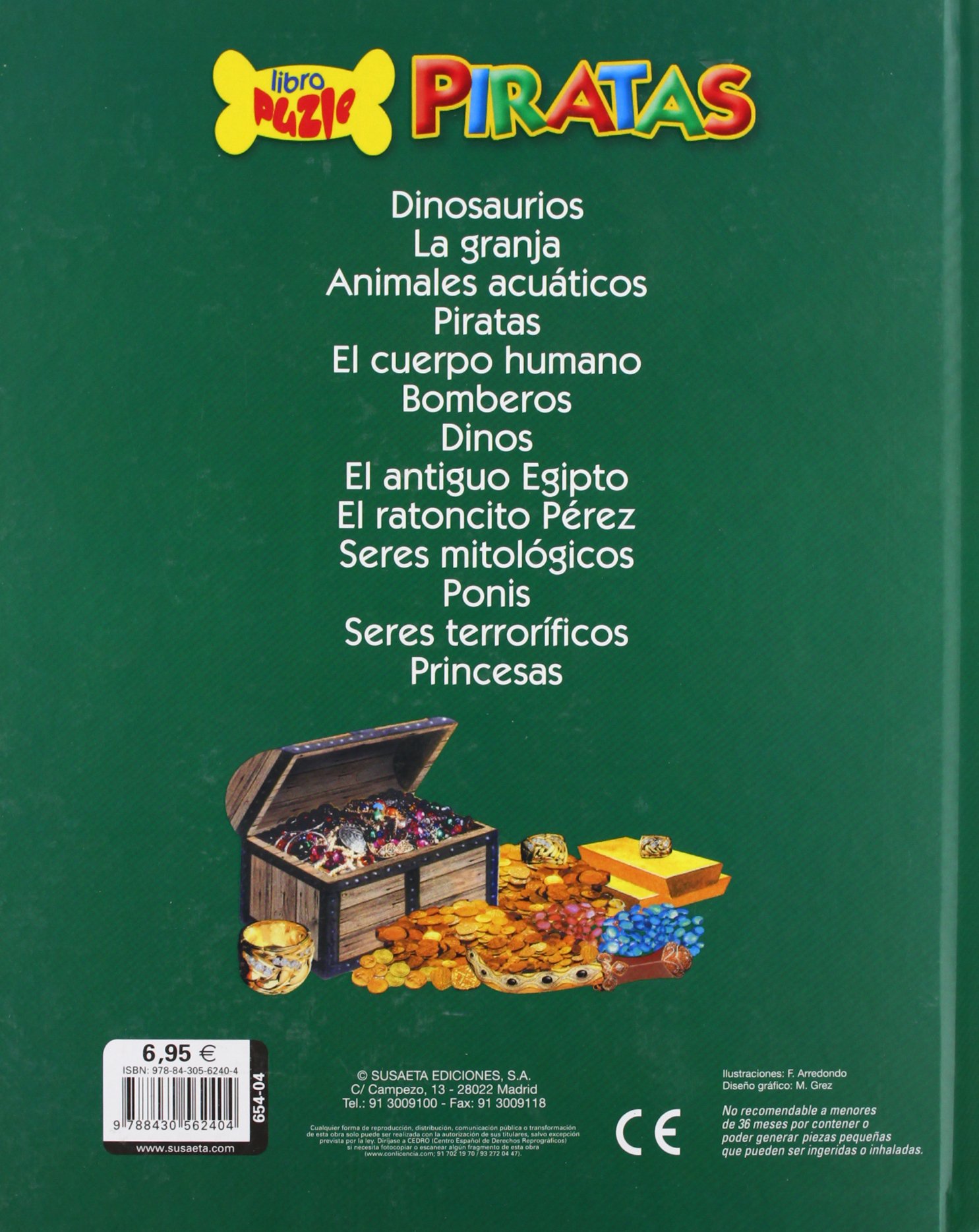 Piratas (Libro Puzle)
