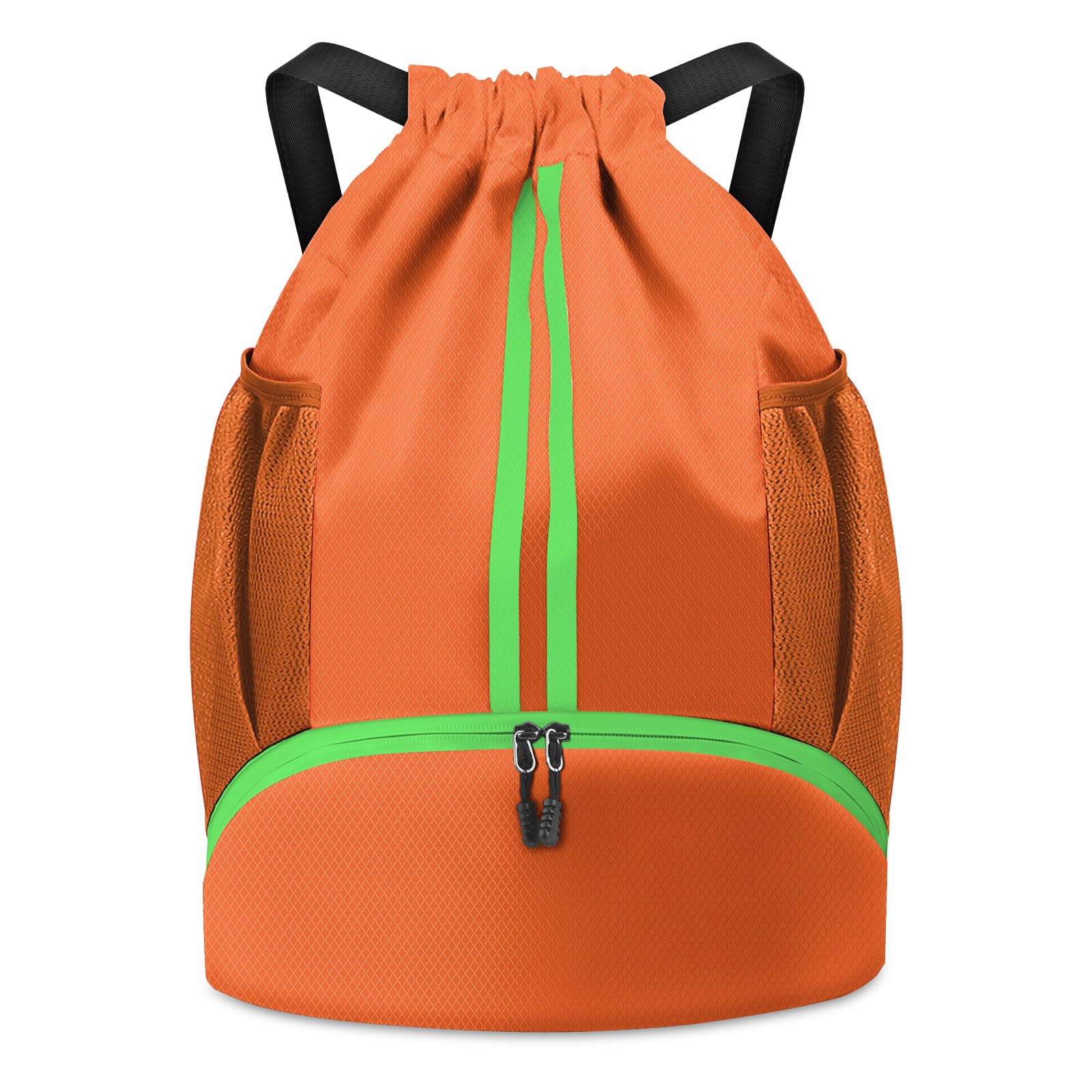 BROTOU Soccer Bags, Football Backpack, Volleyball Bag, Drawstring Backpack with Ball and Shoe Compartment, Football bags for Equipment Swim Gym Bag