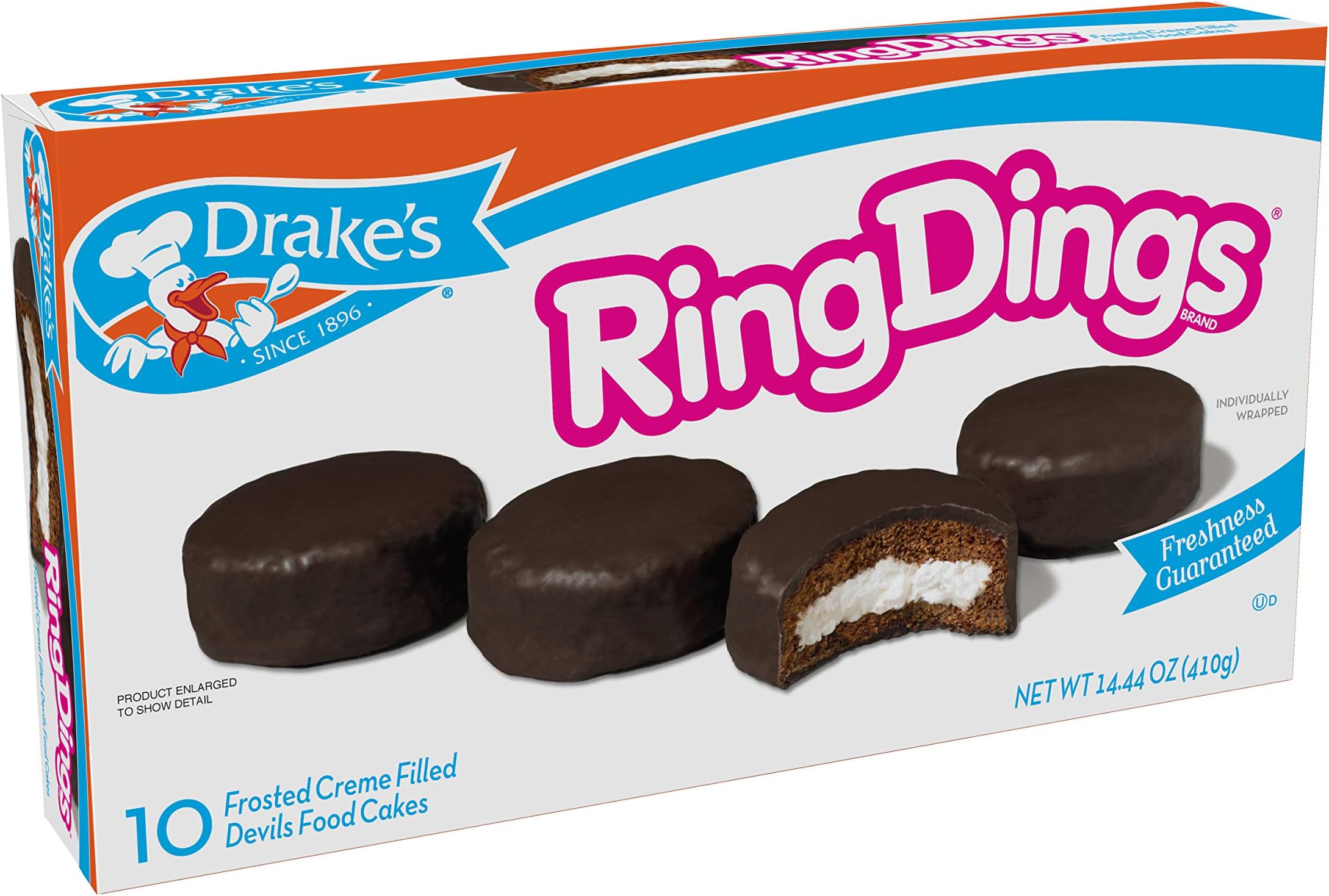 Drake's Ring Dings, 11.55 OZ Box