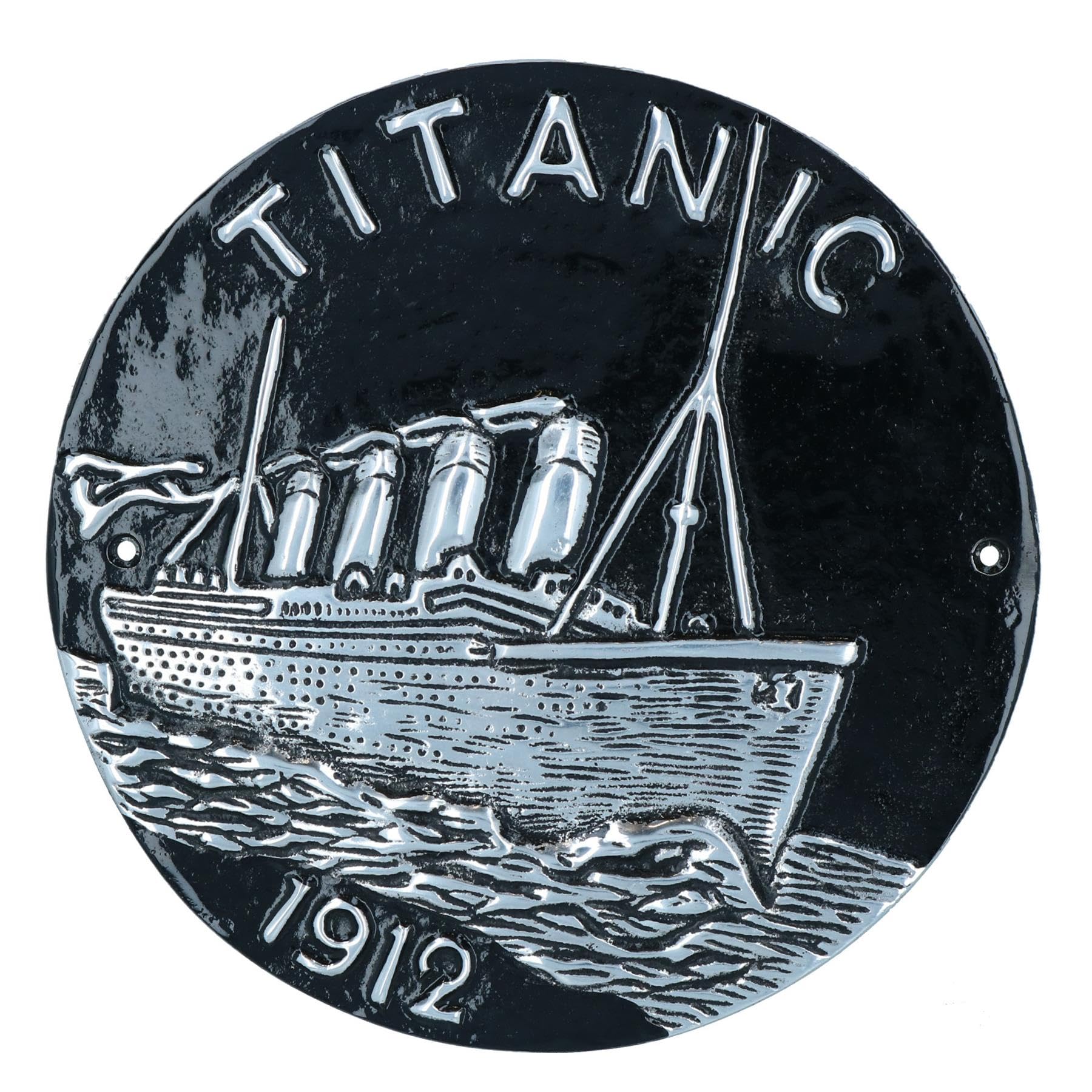 Plaque Titanic en aluminium de qualité supérieure pour décoration de portail