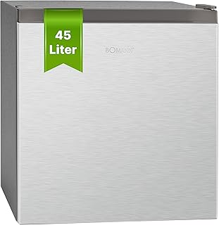 Bomann KB7245 Mini frigorífico de 45 litros, com congelador de 4 l, mini-bar silencioso, regulador de temperatura, frigo...