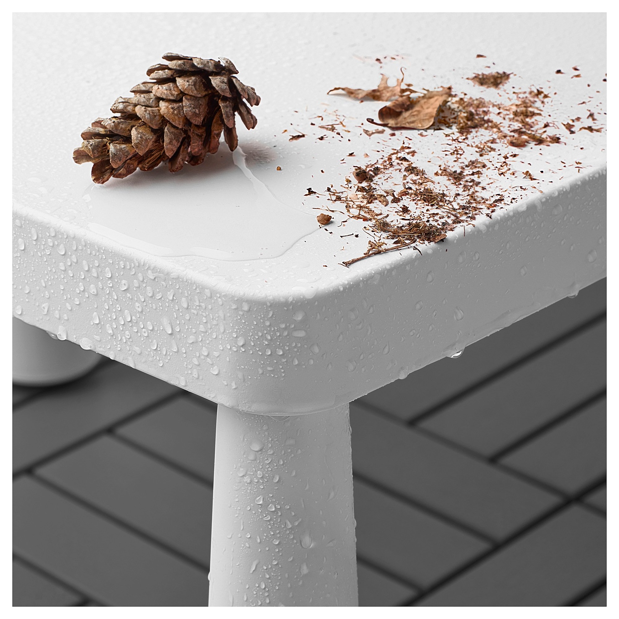 Lot De 2 Chaises Enfants IKEA Mammut - Intérieur/extérieur Blanc - Polypropylène Robuste - Poids Max 5 Kg