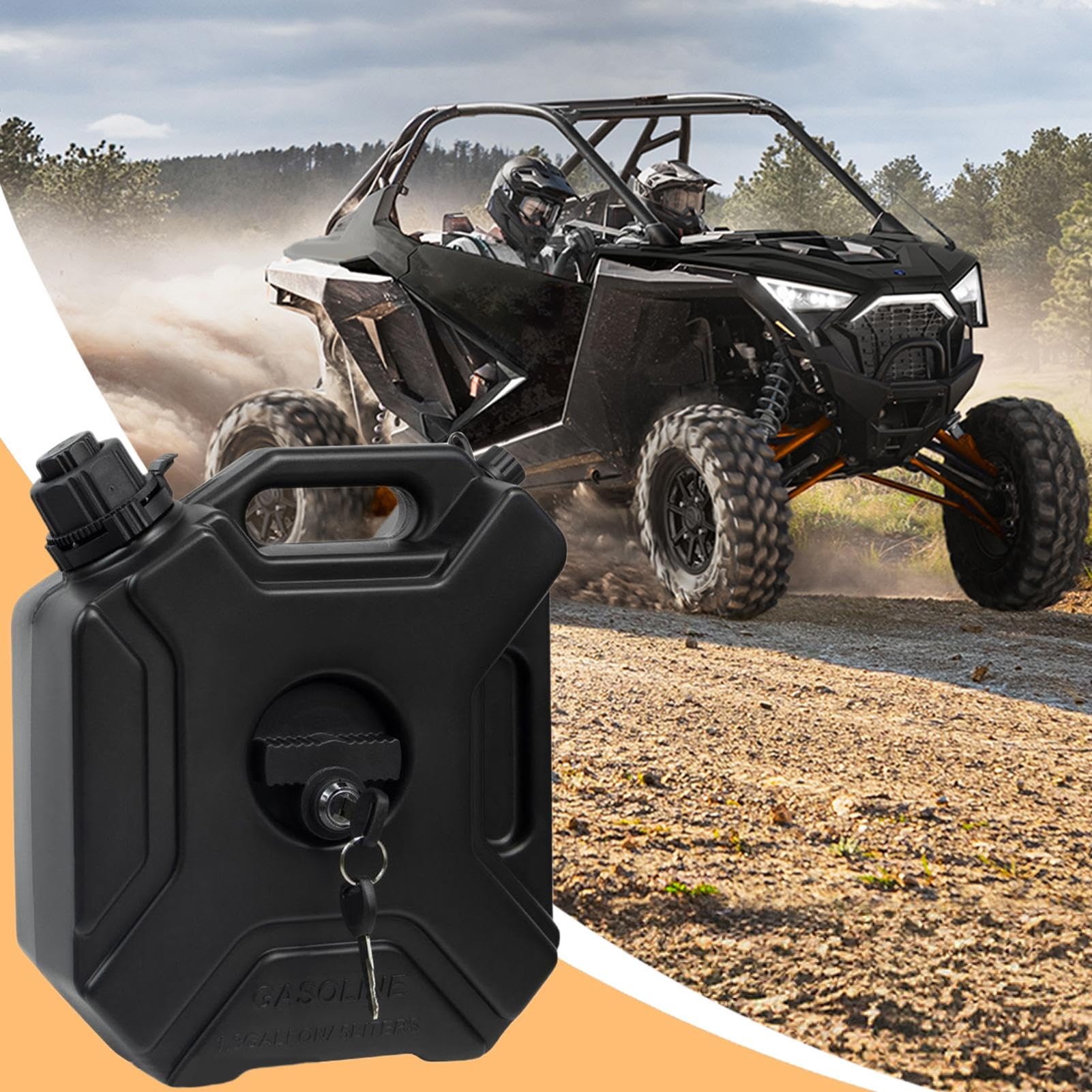 Huile pour voiture, 5 litres antistatique pour huile moteur, réservoir avec fermeture pour moto, bateau, tondeuse à gazon SUV Officine, voyage, camping, eau, jardin, travail agricole