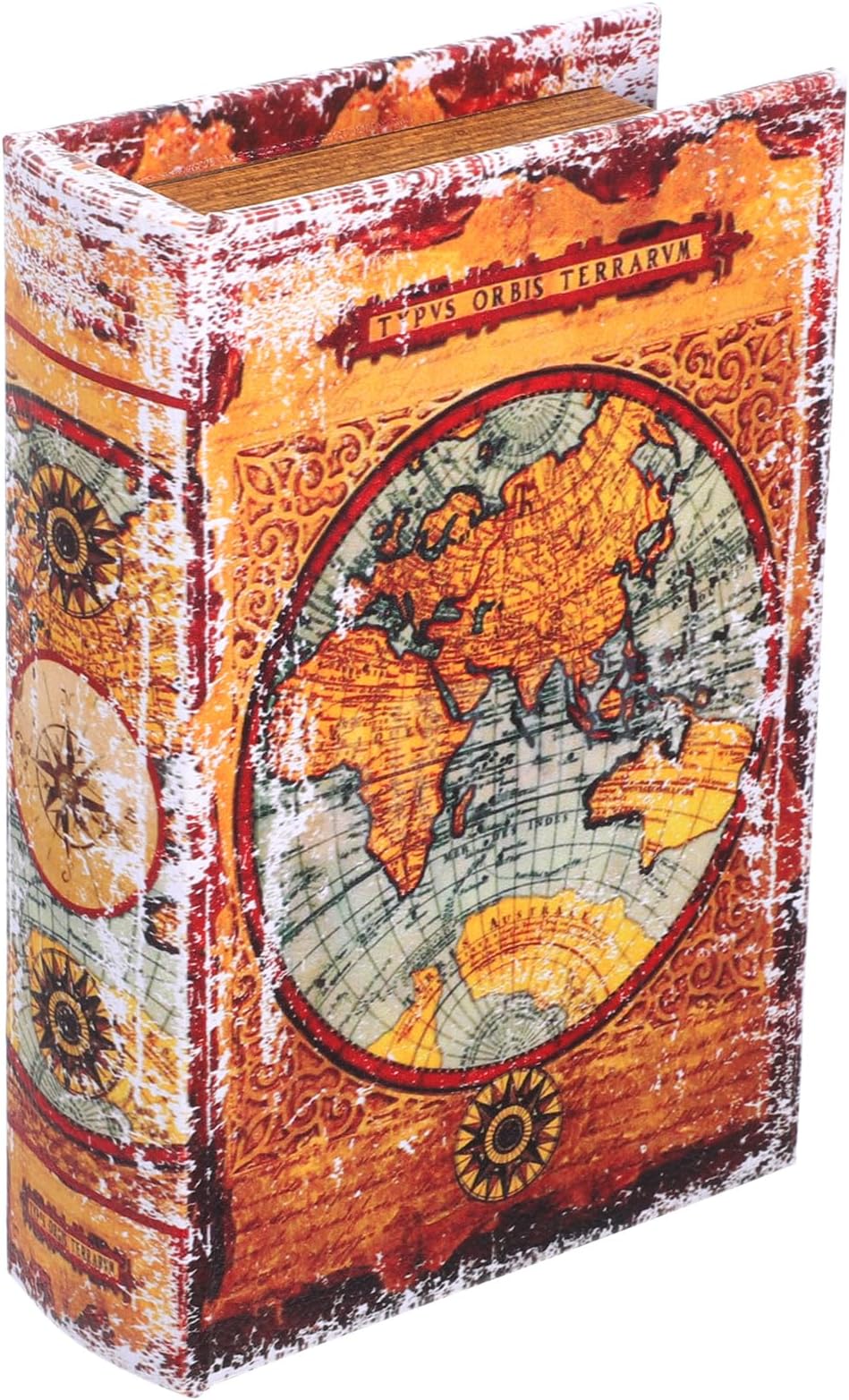 – TOPBATHY Fake Book Boxes Vintage Book Storage Box Trinket Case Jewelry Keepsake Organizer with Hidden Magnetic Closure for Jewelry, Keys, Cash, and Vintage Home Office Shelf Decor