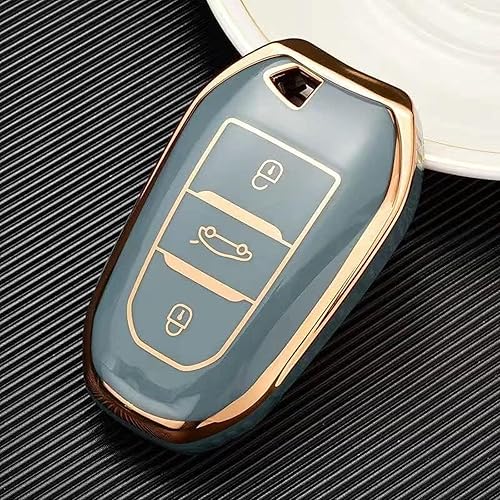 Carcasa de TPU para llave remota de coche, para Peugeot 308 408 508 2008 3008 4008 5008 5008 para Citroen C4 C4L C6 C3-XR DS3 DS4 DS5