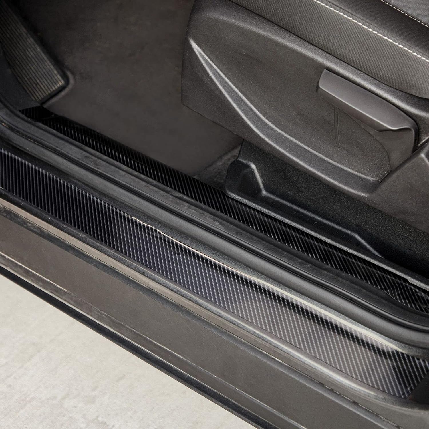 Stockroom Plus Black Automotive Trim, Door Sill Protector Edge Guard for Doors, Trunk (4 in x 33 Ft) : Automotive