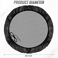 Vista 2 de 4 cubiertas de malla para barril de lluvia, cubetas de recolección de agua, cubierta de barriles de recolección de lluvia, pantalla de red