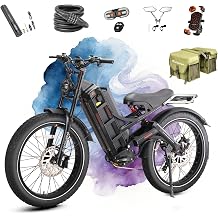 eAhora 2026 Romeo Ultra/Romeo 2/Romeo Pro 200Miles Long Range Electric Bike for Adults 3800W/2500W/1600W Motor 42/40/34MPH 60/52/48V 70/60/AH Ebike, 26" 4.0 Fat Tire Full Suspension Electric Bicycle