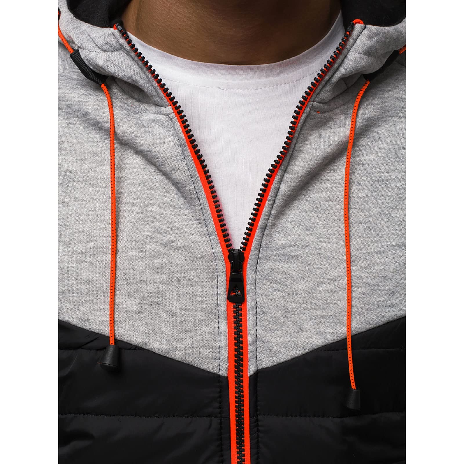 Męska bluza outdoorowa z regulowanym sznurkiem Casual Slim Fit Sportowa męska rozpinana kurtka z kapturem, do treningu kulturystycznego Hoody Jacket