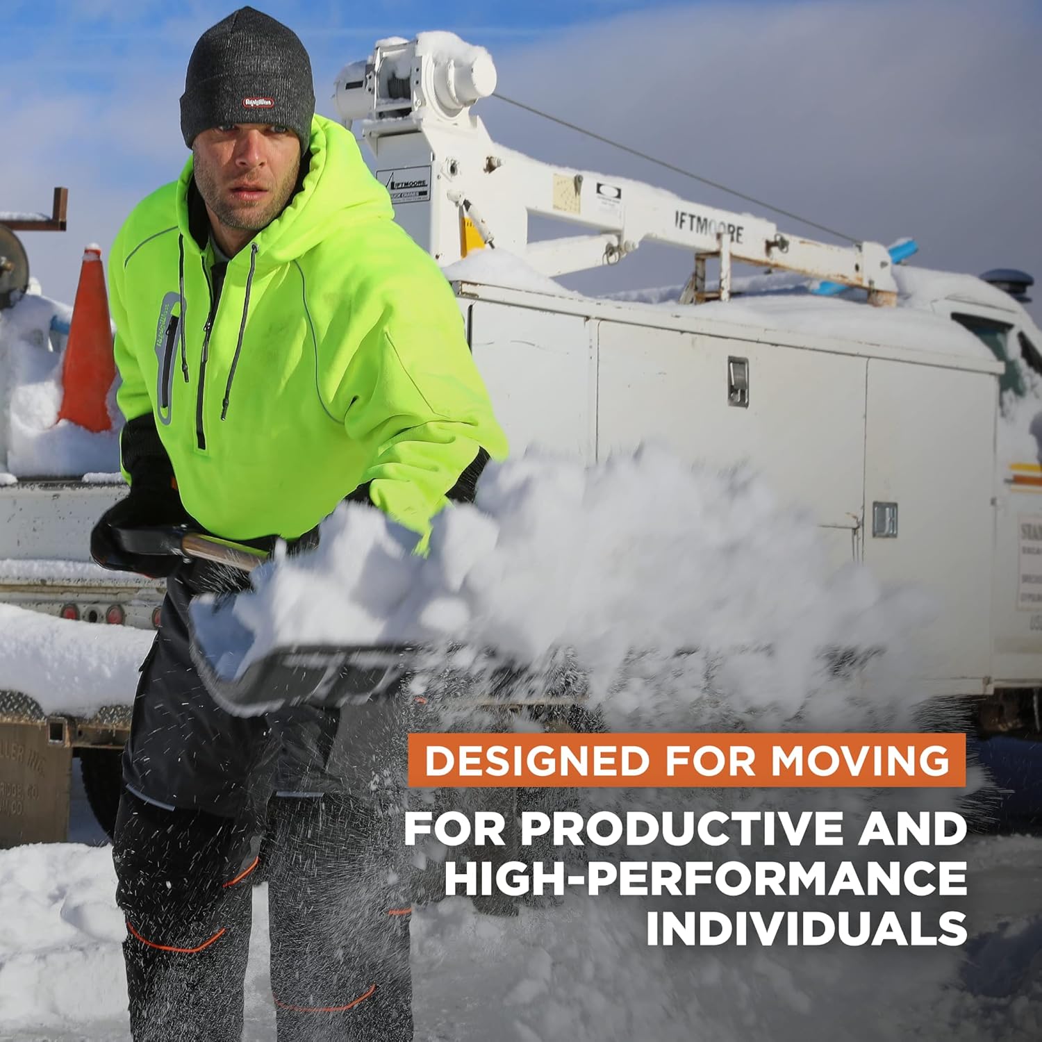 RefrigiWear PolarForce Pullover Sweatshirt, Insulated Hoodie - Image 4