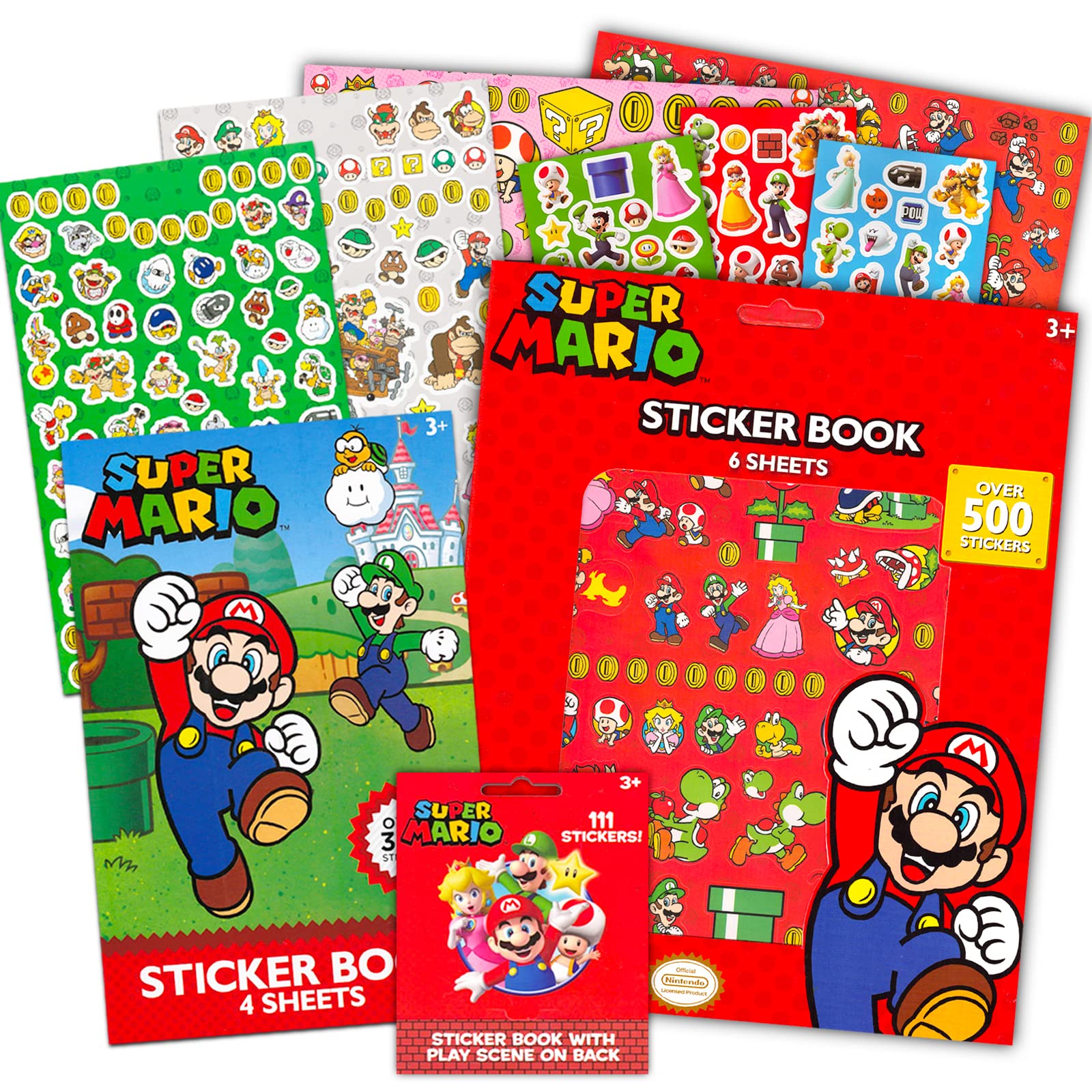 Buy Mario Shop Nintendo Mario Sticker Pack Ultimate Set 700+ Super
