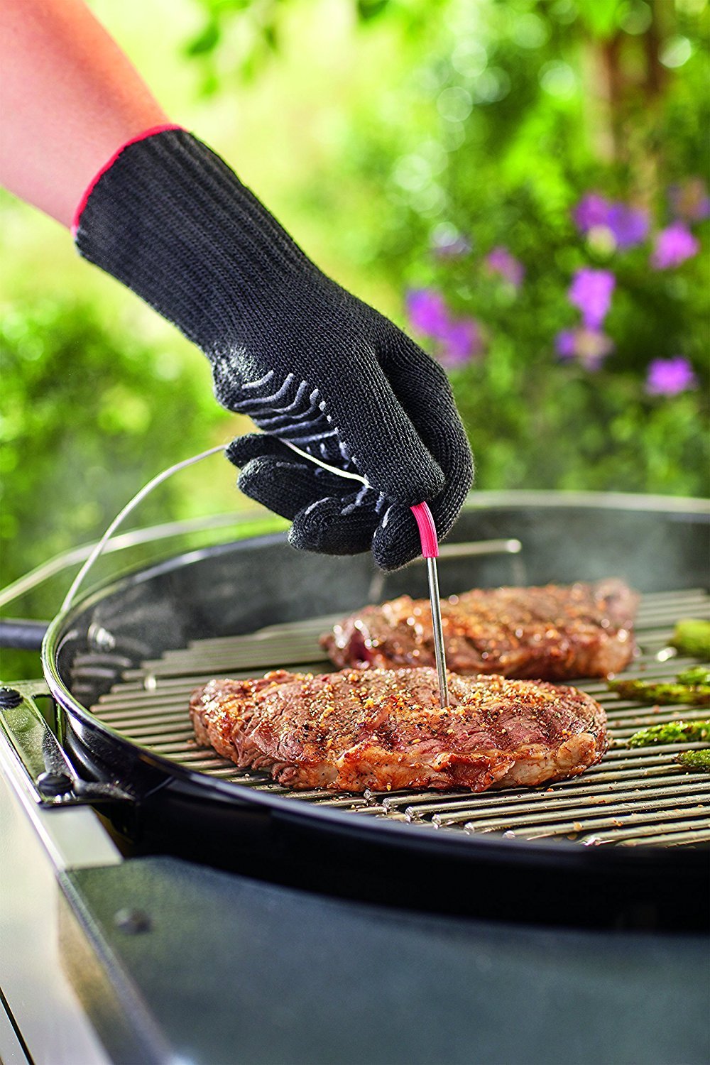 Weber 3202 Connect Smart Grilling Hub, digitaler Grillassistent & 7211 Fleischtemperaturfühler, Temperaturbereich von -20 bis +300 °C, schwarz