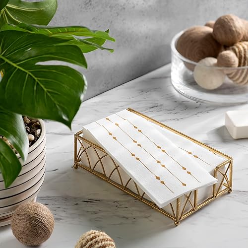 Miniatura 2 de BloominGoods Toallas de mano desechables y servilletas decorativas de baño, suaves y absorbentes, toallas de papel de tacto de lino para cocina,