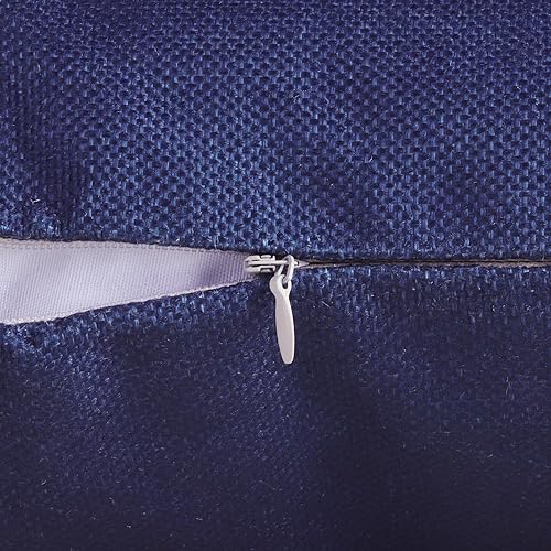 Miniatura 6 de Bonhause Juego de 4 fundas de almohada de vela náutica de 18 x 18 pulgadas, de dos lados, azul marino, brújula, velero, fundas de almohada