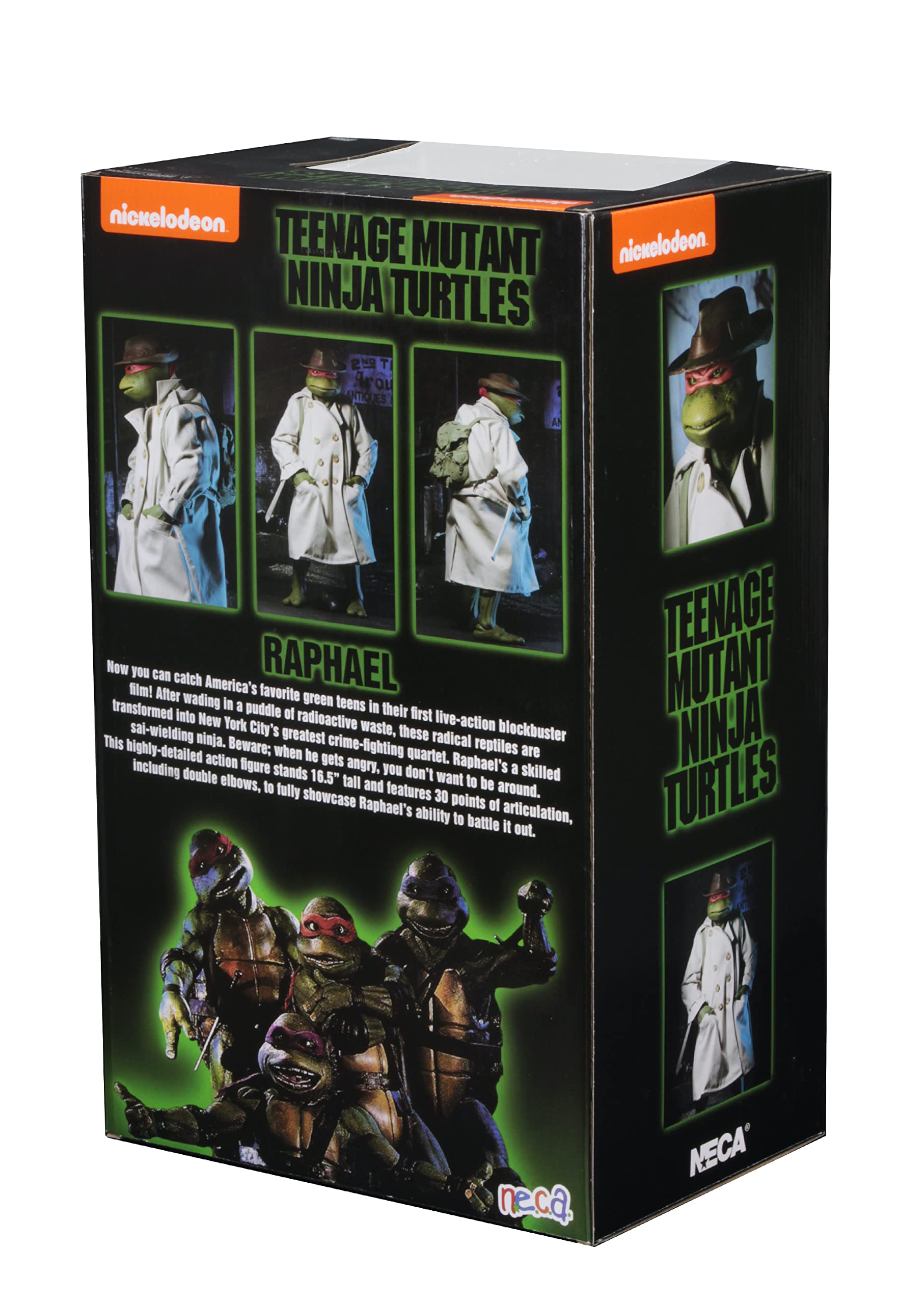 TMNT ラファエロ フィギュア 当時物 箱付 Amazon | NECA TMNT(1990年映画) ラファエル 変装 1/4スケール