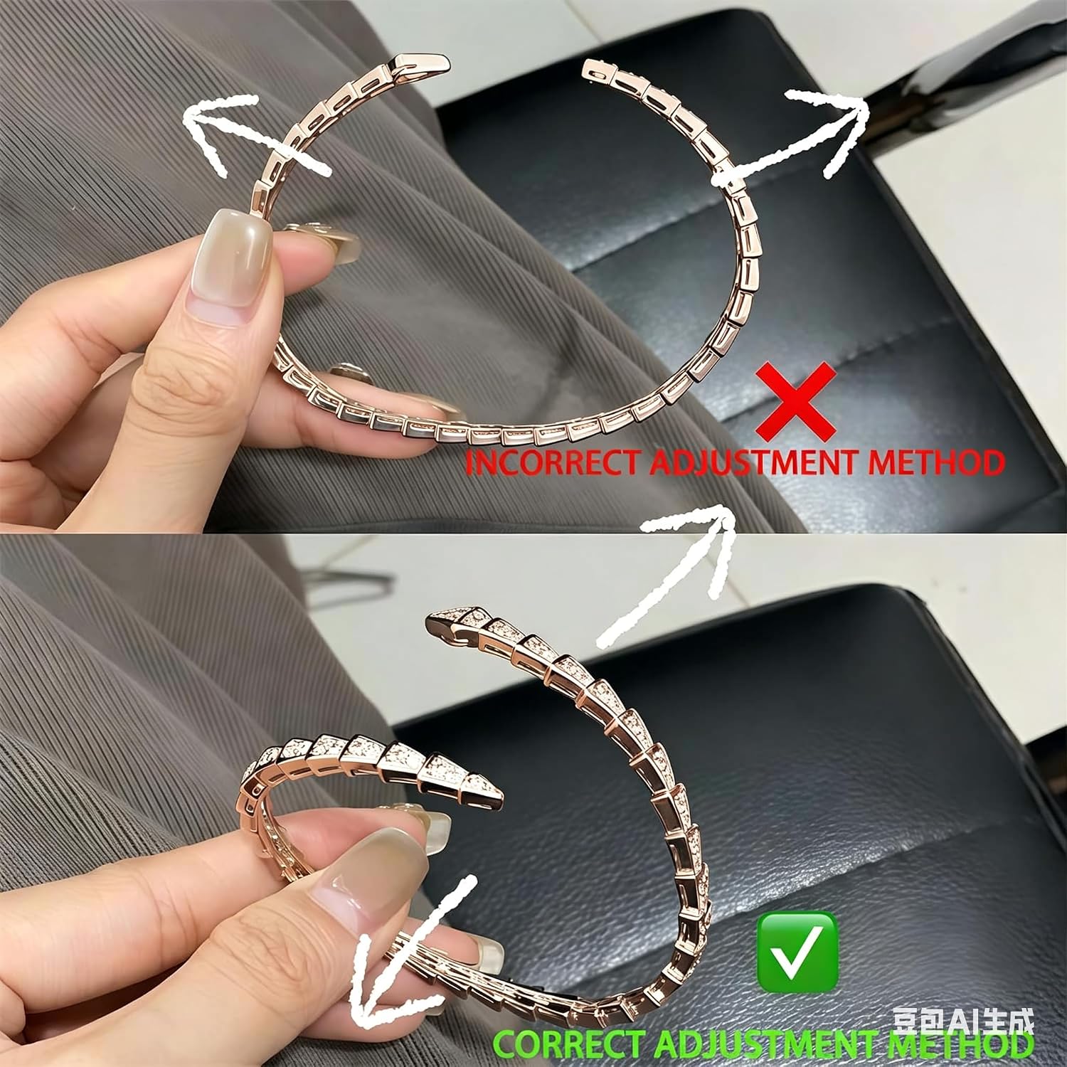 Watch for Women Interior Full Diamond Bling Rhinestone Iced Out Quartz Crystal Stainless Steel Ladies Wrist Watch image 4