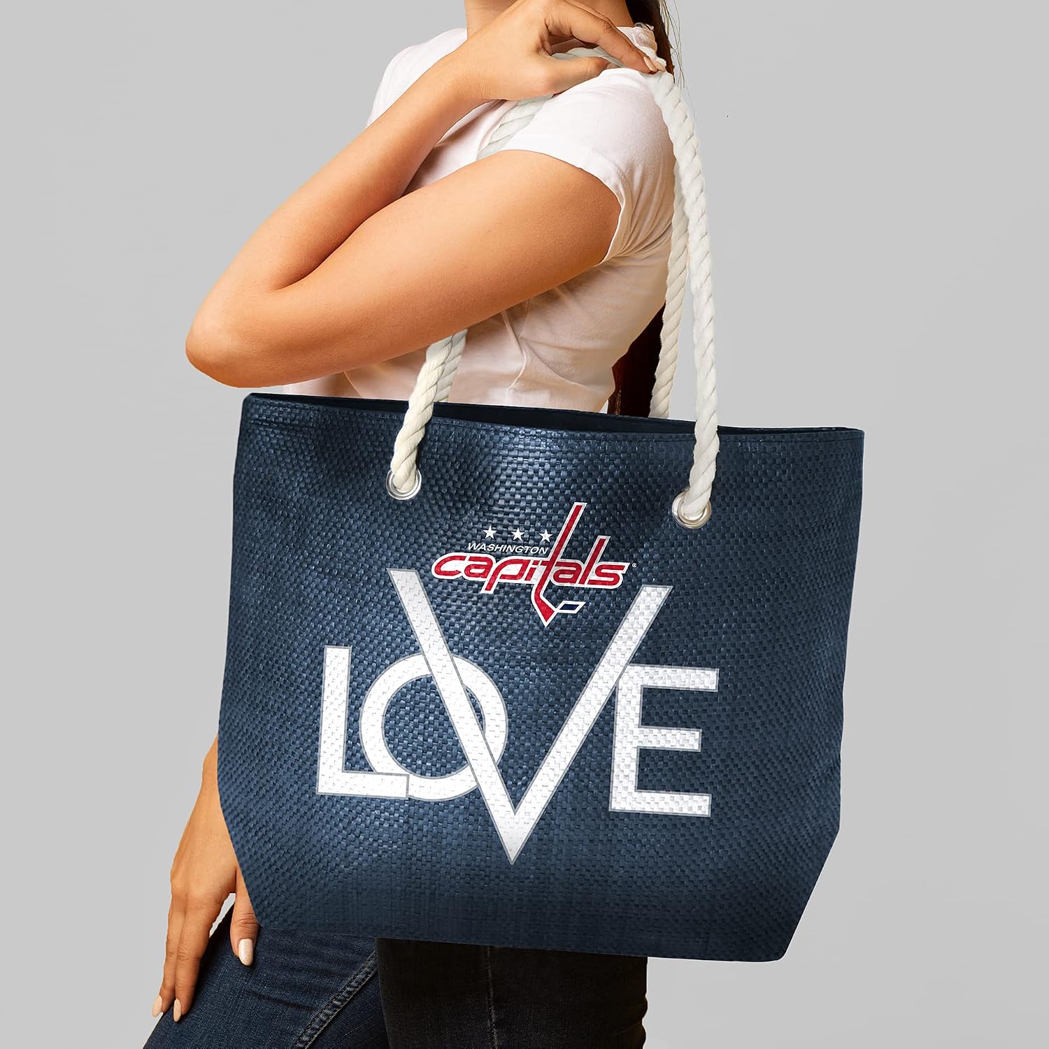 Littlearth NHL Unisex NHL Love Tote
