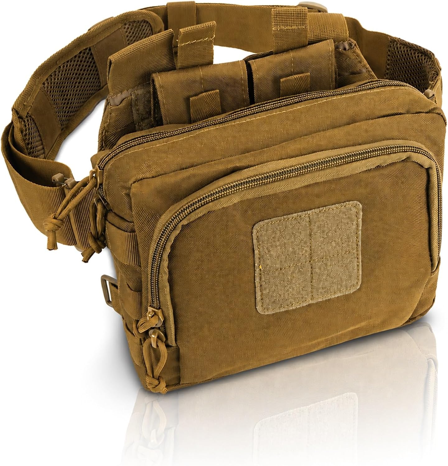 Tactical Sling Bag For Outdoor Travel And Daily Carry | Water-Resistant Crossbody Pack With Layered Pockets For Cycling, Hiking, Camping, And Travel Gear