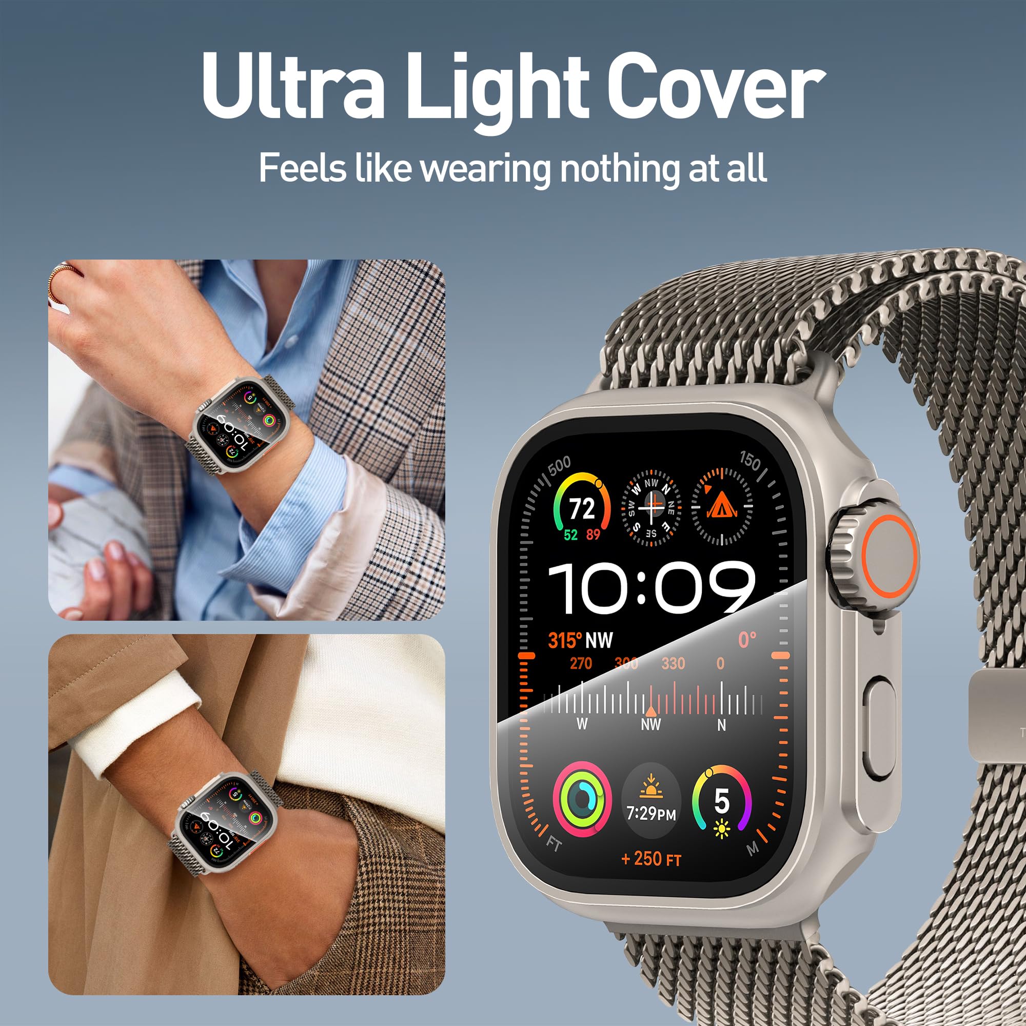 Amazon.co.jp: Suoman for Apple Watch Series 11/10 46MMケース 