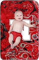 Vista 111 de College Covers Everything Comfy Ohio State Buckeyes - Manta suave de color de 42 x 60 pulgadas