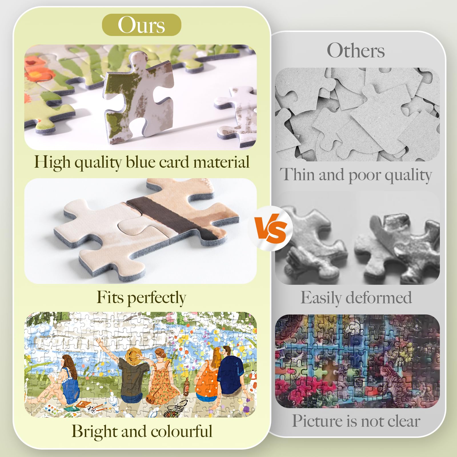 ROWOOD Puzzle da 1000 pezzi per adulti e bambini, gioco impegnativo, giocattolo educativo, puzzle regali per donne uomini, fontane